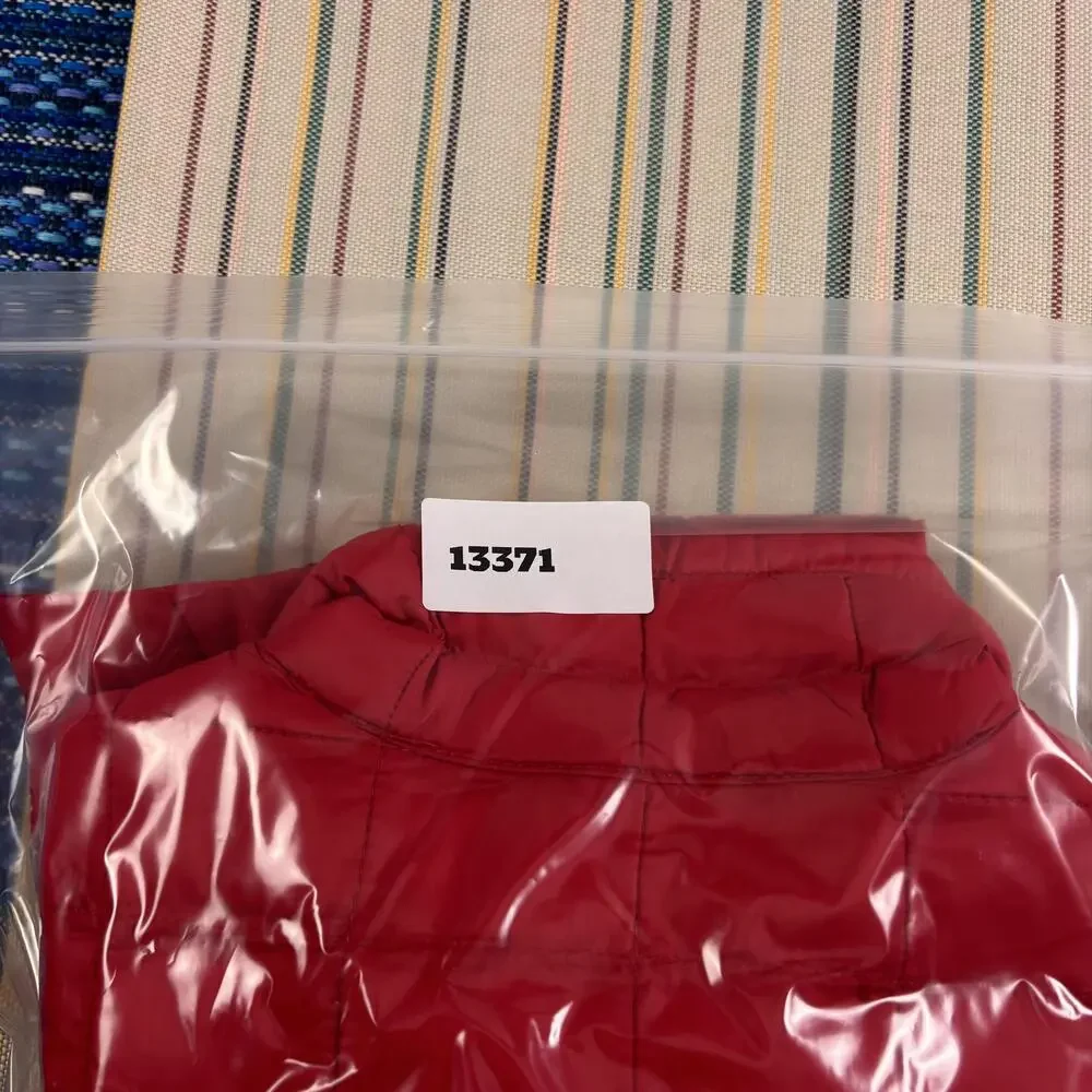 The North Face Jacket Boys Medium 10/12 Red ThermoBall Puffer Full Zip Warm
